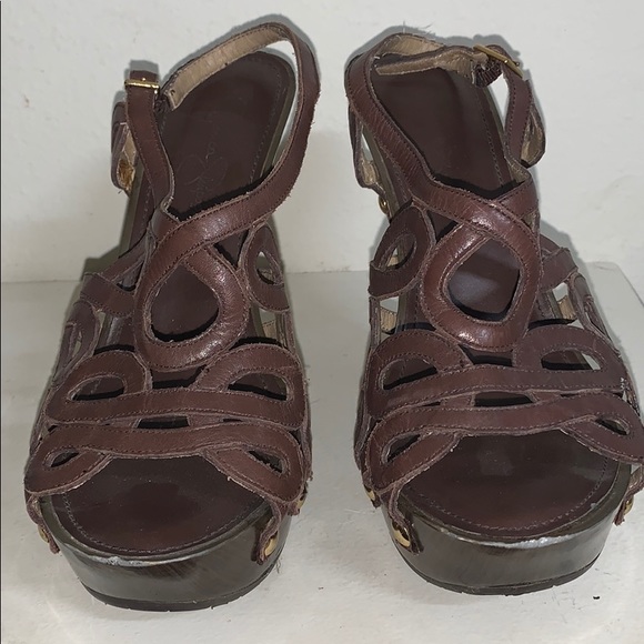 Jessica Simpson Cut-Out Leather Stilettos - Picture 7 of 7